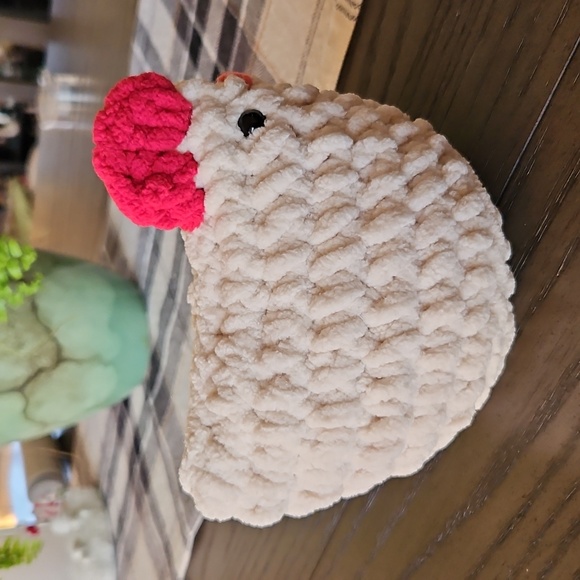 Plush Chicken with Red Comb - Picture 3 of 7